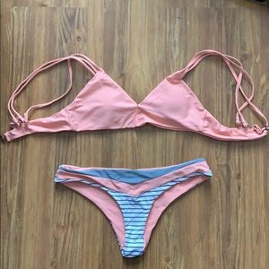 Cupshe reversible bikini NWOT